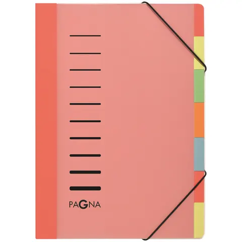 Sorteermap Durable 1-7 Rood – afbeelding 1