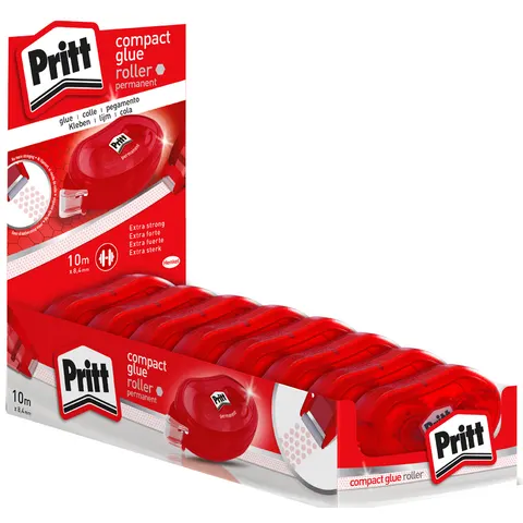 Lijmroller Pritt Compact permanent 10m – afbeelding 1