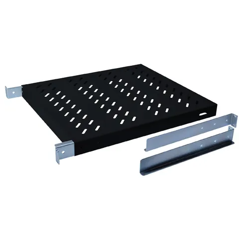 Digitus Shelf with Variable Rails for Fixed Mounting in 483 mm (19") Cabinets – DN97645 – image 1