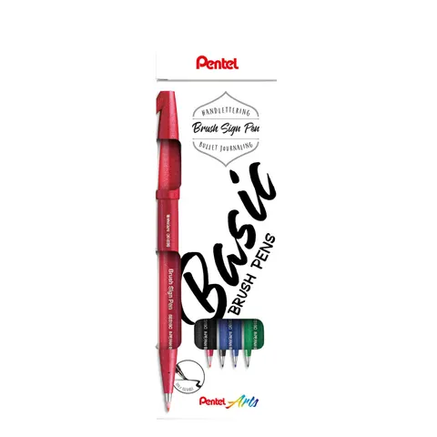 Pentel Brush-Pen Mehrfarbig 0.5 mm – Bild 1