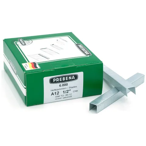 Prebena Heftklammern-A-12 Karton 6000 Stk. – Bild 1