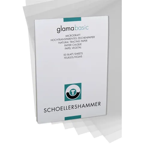 Ontwerpblok A4 Sch. 80-85gr Transparant – afbeelding 1