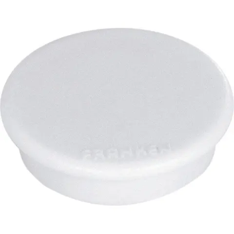 FRANKEN Magnet Ø 2,4 x 0,63 weiß – Bild 1