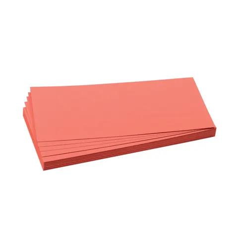 FRANKEN Moderationskarten 9,5 x 20,5 cm rot – Bild 1