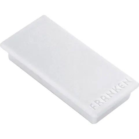 FRANKEN Magnet 2,3 x 5,0 weiß – Bild 1