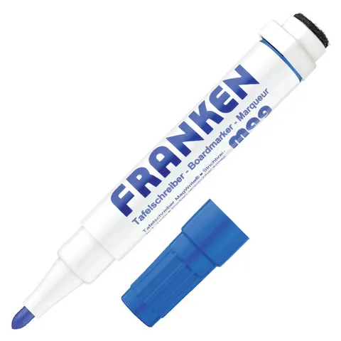 FRANKEN Whiteboard-Marker MagWrite, blau – Bild 1