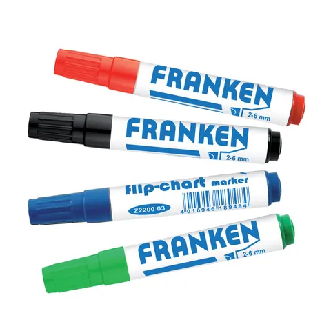 FRANKEN Flipchart-Marker Mehrfarbig – Bild 1
