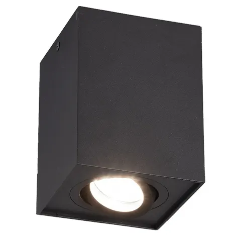 Trio Lighting Biscuit ceiling light, one-bulb, black – image 1