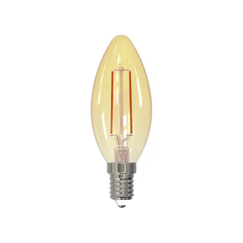 Müller Licht LED-Kerze E14 2,2W 820 Filament gold – Bild 1