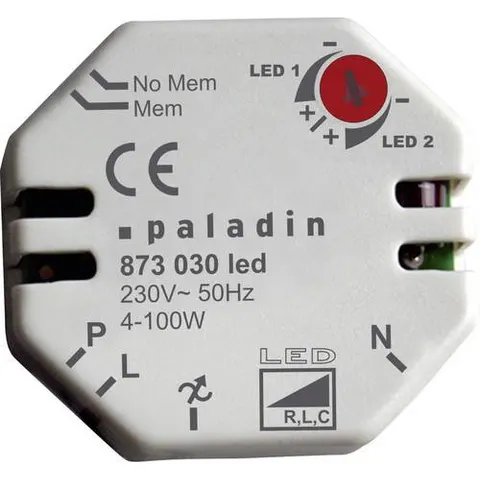 PALADIN LED - Dimmer for dimmable LED lamps, flush-fitted – image 1