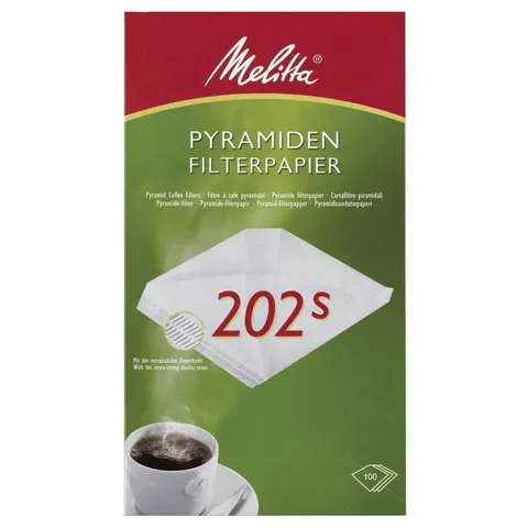 Melitta Kaffeefilter PYRAMIDEN FILTERPAPIER 202s – Bild 1