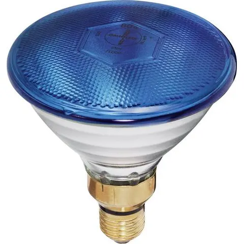 OMNILUX PAR-38 230V/80W E-27 FL blue – afbeelding 1