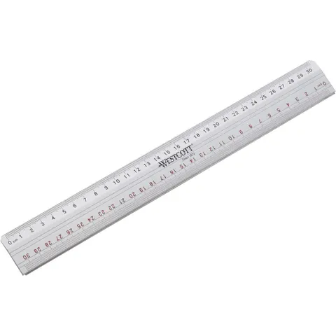 WESTCOTT Schneidelineal 30 cm – Bild 1