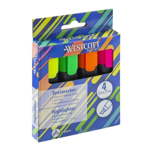 WESTCOTT Textmarker Mehrfarbig – Bild 1