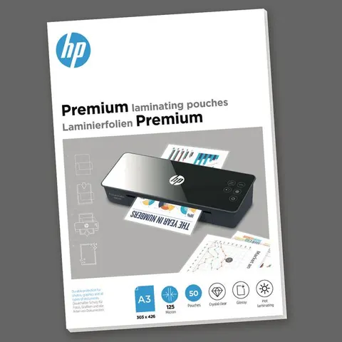 HP Laminierfolien glänzend 125 mikron A3 – Bild 1