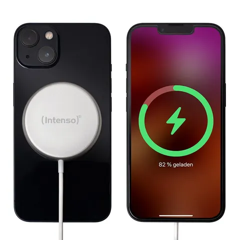 Intenso Magnetic Wireless Charger MW1 - Weiß – Bild 1