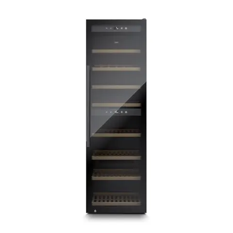 Caso Weinkühlschrank CASO WineExclusive 180 Smart, für 126 Standardflaschen á 0,75l – schwarz – Bild 1
