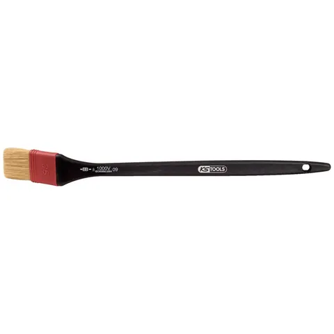 KS Tools Staubpinsel mit Schutzisolierung, gebogen, 35 mm – Bild 1