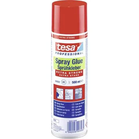 Lijmspray tesa® extra strong permanent 500ml – afbeelding 1