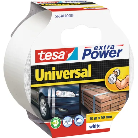 tesa extra Power Universal 10m 50mm weiß – Bild 1