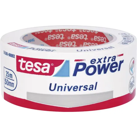 Duct tape tesa® extra Power Universal 25mx50mm wit – afbeelding 1