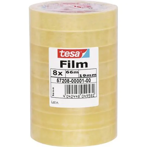 tesa Klebefilm 19 mm x 66 m transparent – Bild 1