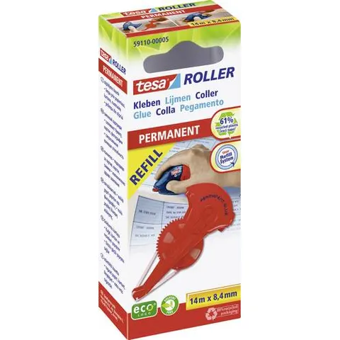 TESA 59110 - TESA Roller – permanent adhesive, refill cassette – image 1