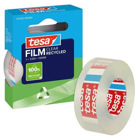 tesa Klebefilm 19 mm x 33 m transparent – Bild 1