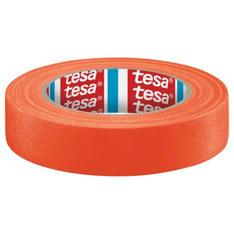 tesaband Gewebeband, 25m x 19mm, neonorange – Bild 1