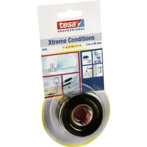 Tesa Xtreme Conditio 3m:25mm, schwarz – Bild 1