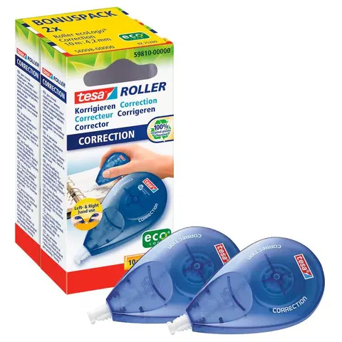 tesa Einweg-Korrekturroller CORRECTION ROLLER, 4,2 mm x 10 m – Bild 1