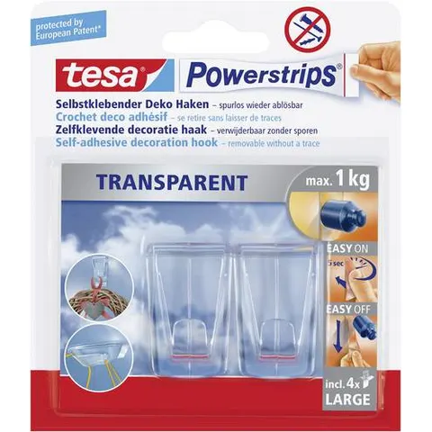 TESA 58813 - tesa® Powerstrips® Deco hooks XL – image 1