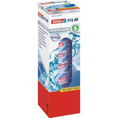 tesa Klebefilm 15 mm x 10 m transparent – Bild 1