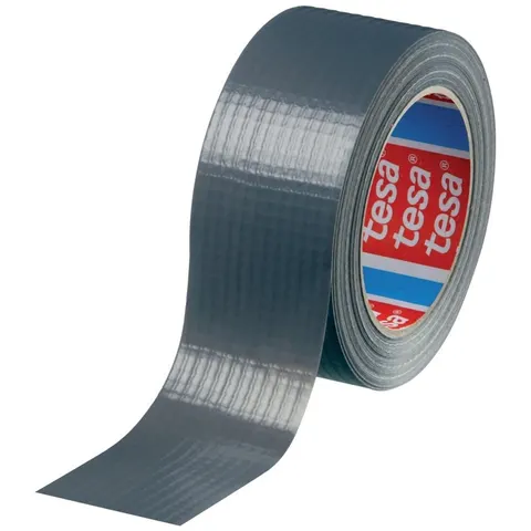 Tesa Basic duct Tape 50 m x 50 mm, grau – Bild 1