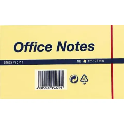 TESA 57655 - tesa® Office Notes, 125 x 75 mm, 100 sheets – image 1