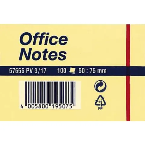 TESA 57656 - tesa® Office Notes, 50 x 75mm, 100 Sheet – image 1