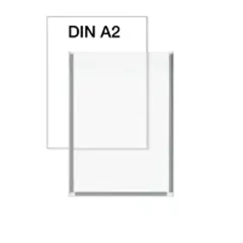 kerkmann Plakattasche, für Format DIN A2, transparent – Bild 1