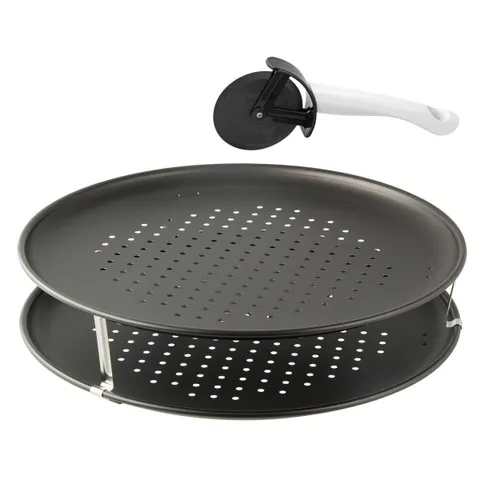 Zenker Pizza-Backset – schwarz – Bild 1