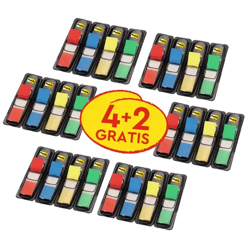Post-it Haftmarker Index Mini, 11,9 x 43,2 mm, 4+2 Gratis – Bild 1
