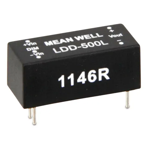 MEAN WELL LED-constantstroombron LDD-500L, 500 mA – afbeelding 1