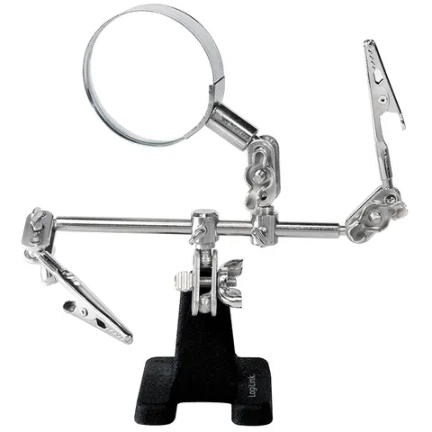 LogiLink 3e Helpende Hand met vergrootglas – afbeelding 1