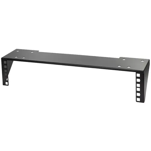 "LOGILINK WB0012 - 19"" wall bracket, 2 U, black" – image 1