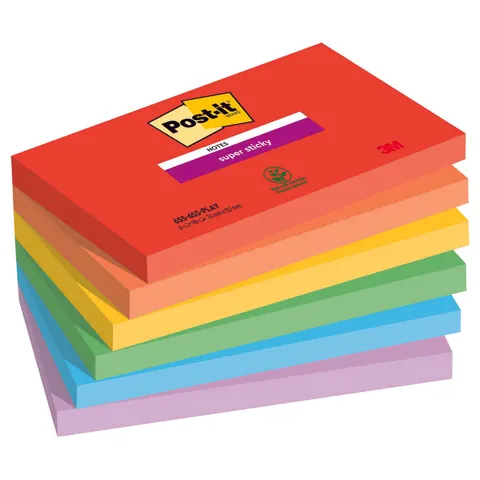 Post-it® Playful Haftnotizen 12,7 x 7,6 cm – Bild 1
