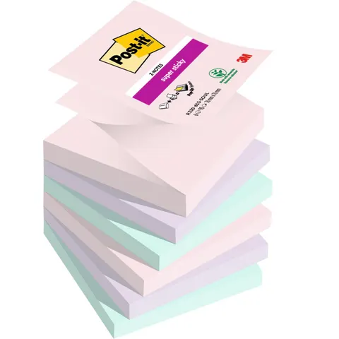 Post-it Haftnotizen super sticky z-notes, 76 x 76 mm – Bild 1
