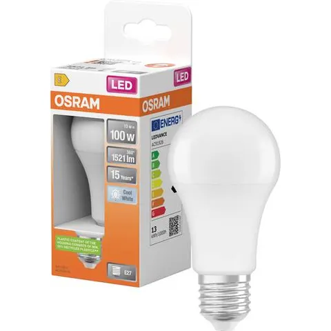 OSRAM LED bulb E27 13 W 840 Star matt – image 1
