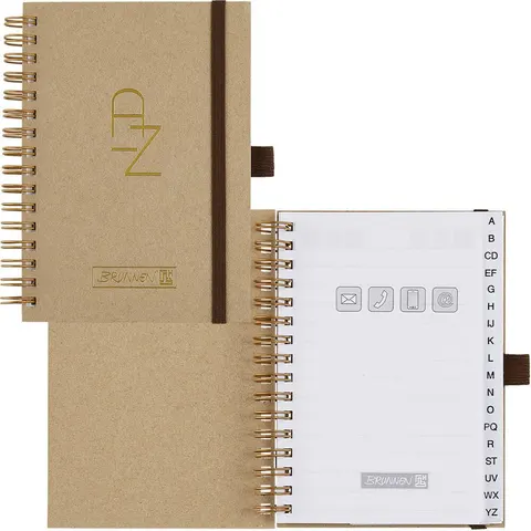 BRUNNEN Adressbuch caramel – Bild 1