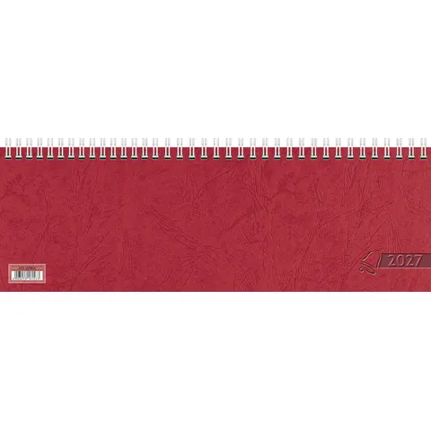 Glocken Tischkalender , Querterminbuch, , 2027, rot – Bild 1