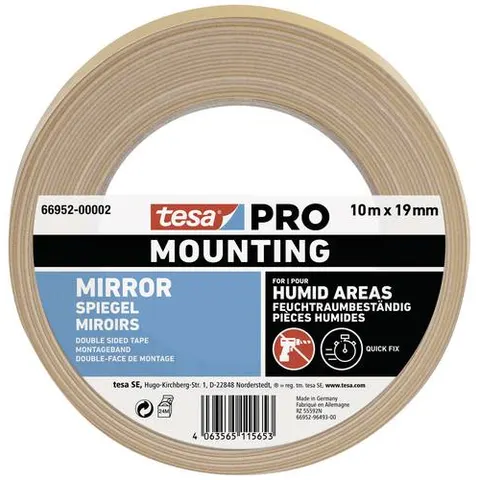 Tesa PRO dubbelzijdig spiegeltape 19mmx10m – afbeelding 1