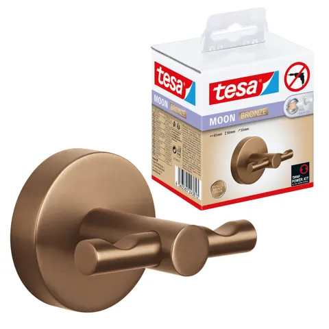 tesa Handtuchhaken MOON bronze – 406040000000 – Bild 1