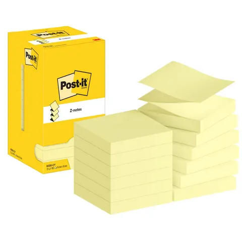 Post-it® Z-Notes Haftnotizen 7,6 x 7,6 cm – Bild 1